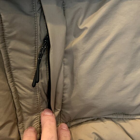 Prana Mens Timber Trail Water Resistant Down Vest with Pokets Chestnut Sz M - Picture 12 of 12